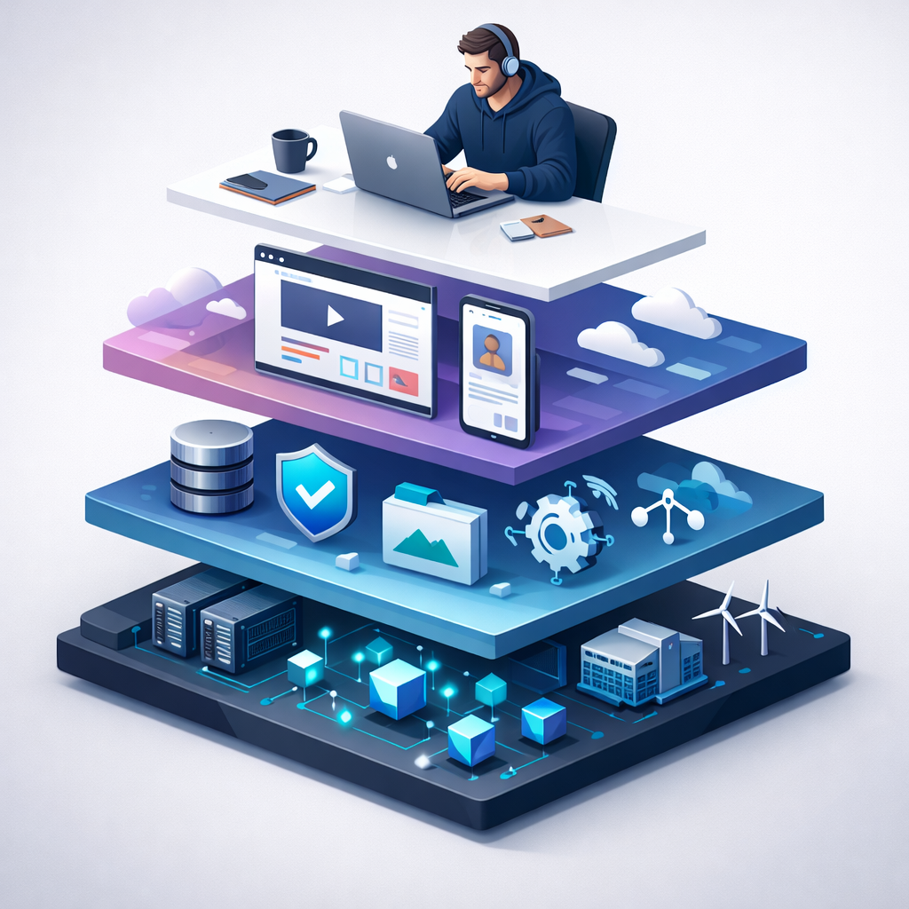What is backend as a service – BaaS architecture diagram