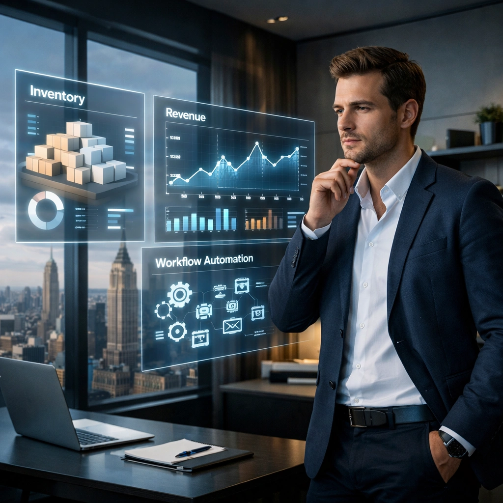 what is AI ERP software