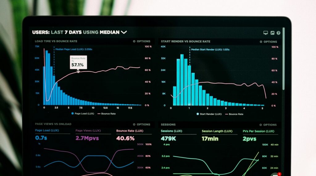 Modern enterprise observability and monitoring dashboard comparing Datadog and Grafana Cloud